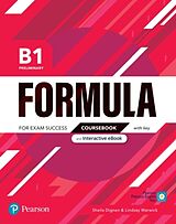 Set mit div. Artikeln (Set) Formula B1 Preliminary Coursebook with key & eBook von Pearson Education