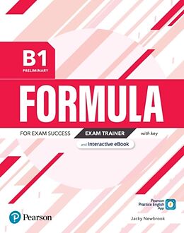 Set mit div. Artikeln (Set) Formula B1 Preliminary Exam Trainer with key & eBook von Pearson Education