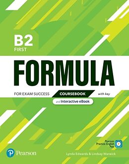 Kartonierter Einband Formula B2 First Coursebook with key & eBook von Pearson Education