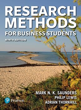 eBook (pdf) Saunders Research Methods de Mark N. K. Saunders, Philip Lewis, Adrian Thornhill