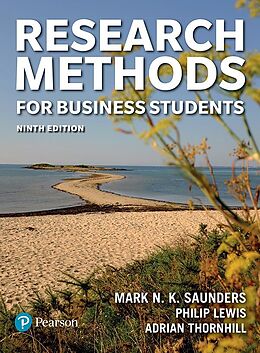 eBook (epub) Research Methods for Business Students de Mark N. K. Saunders, Philip Lewis, Adrian Thornhill