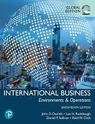 Couverture cartonnée International Business, Global Edition de John Daniels, John D. Daniels, Lee H. Radebaugh