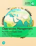 Couverture cartonnée Operations Management: Processes and Supply Chains, Global Edition de Lee Krajewski, Lee J. Krajewski, Naresh K. Malhotra