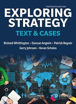 Couverture cartonnée Exploring Strategy, Text & Cases de Richard Whittington, Duncan Angwin, Kevan Scholes