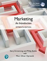Kartonierter Einband Marketing: An Introduction, Global Edition von Gary Armstrong