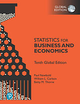Kartonierter Einband Statistics for Business and Economics, Global Edition von Paul Newbold, Betty M. Thorne, William L. Carlson