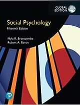 Kartonierter Einband Social Psychology, Global Edition von Nyla Branscombe, Nyla R. Branscombe, Robert A. Baron