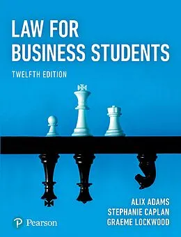 E-Book (epub) Law for Business Students von Alix Adams, Stephanie Caplan, Graeme Lockwood