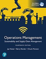 Couverture cartonnée Operations Management: Sustainability and Supply Chain Management, Global Edition de Jay Heizer, Barry Render, Chuck Munson