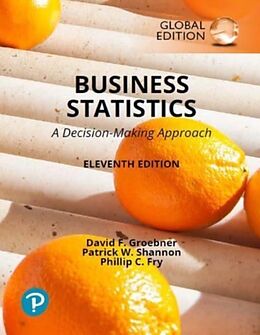 Couverture cartonnée Business Statistics: A Decision Making Approach, Global Edition de David Groebner, David F. Groebner, Patrick W. Shannon