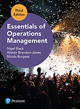 Couverture cartonnée Essentials of Operations Management de Nigel Slack, Alistair Brandon-Jones, Nicola Burgess