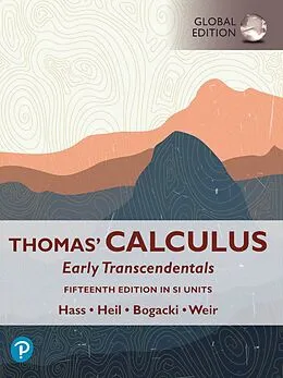E-Book (pdf) Thomas' Calculus: Early Transcendentals, eBook, SI Units von Joel R. Hass, Christopher E. Heil, Maurice D. Weir
