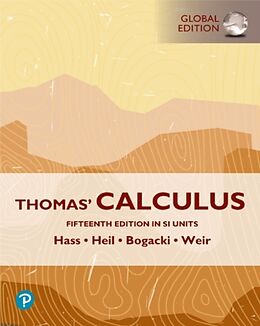 Broché Thomas' Calculus - SI Units de Joel; Heil, Christopher; Weir, Maurice Hass