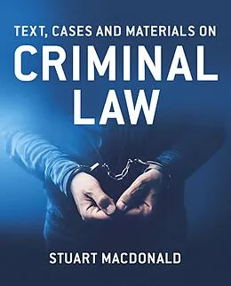 E-Book (epub) Criminal Law von Stuart Macdonald