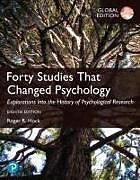 Couverture cartonnée Forty Studies that Changed Psychology, Global Edition de Roger Hock, Roger R. Hock