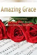 E-Book (epub) Amazing Grace for F Instrument, Pure Lead Sheet Music by Lars Christian Lundholm von Lars Christian Lundholm