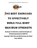 E-Book (epub) The Best Exercises To Effectively Build Full Body Maximum Strength von Danny O'Dell