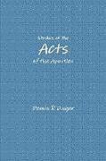 Couverture cartonnée Studies of the Acts of the Apostles de Dennis Dinger