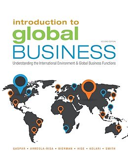 Couverture cartonnée Introduction to Global Business de Julian Gaspar, James Kolari, Richard Hise