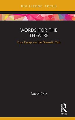 E-Book (epub) Words for the Theatre von David Cole