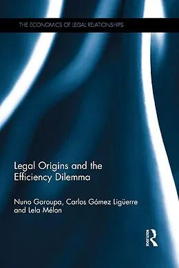 E-Book (epub) Legal Origins and the Efficiency Dilemma von Nuno Garoupa, Carlos Gómez Ligüerre, Lela Mélon