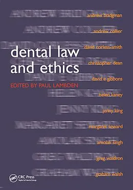 ePUB Dental Law and Ethics von Paul Lambden