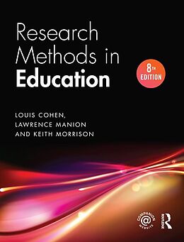 eBook (pdf) Research Methods in Education de Louis Cohen, Lawrence Manion, Keith Morrison
