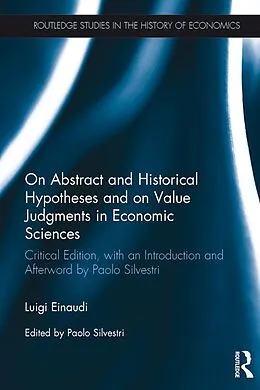 E-Book (epub) On Abstract and Historical Hypotheses and on Value Judgments in Economic Sciences von Luigi Einaudi
