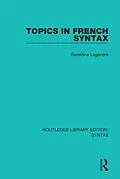 E-Book (pdf) Topics in French Syntax von Géraldine Legendre