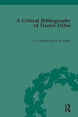 E-Book (pdf) A Critical Bibliography of Daniel Defoe von P N Furbank