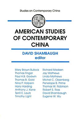 E-Book (pdf) American Studies of Contemporary China von David L. Shambaugh