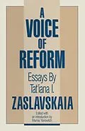 E-Book (epub) A Voice of Reform von Tatiana I. Zaslavskaia, Murray Yanowitch, A. Schultz