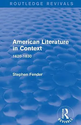 E-Book (epub) American Literature in Context von Stephen Fender