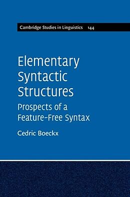 eBook (pdf) Elementary Syntactic Structures de Cedric Boeckx