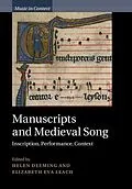 E-Book (epub) Manuscripts and Medieval Song von