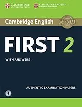 Broschiert First 2 Student Pack : Student Book with Answers and Downloadable von Cambridge ESOL