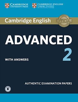 Kartonierter Einband Cambridge English Advanced 2 Student's Book with Answers and Audio von Cambridge ESOL