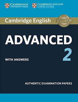 Broschiert Advanced 2 Student Book with Answers von Cambridge ESOL