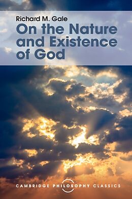 Couverture cartonnée On the Nature and Existence of God de Richard M. Gale