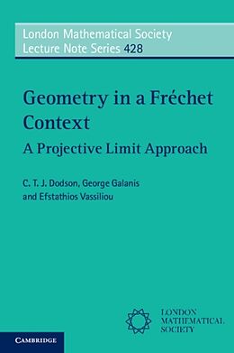 Kartonierter Einband Geometry in a Fréchet Context von C. T. J. Dodson, George Galanis, Efstathios Vassiliou
