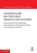 Couverture cartonnée Commentary on the First Geneva Convention de International Committee of the Red Cross