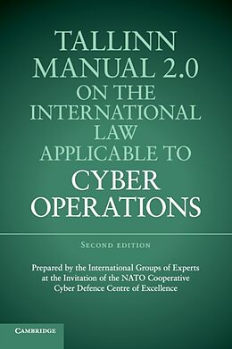 Couverture cartonnée Tallinn Manual 2.0 on the International Law Applicable to Cyber Operations de 