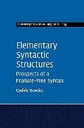 Couverture cartonnée Elementary Syntactic Structures de Cedric Boeckx