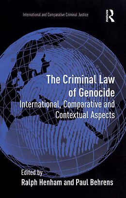 eBook (epub) The Criminal Law of Genocide de Paul Behrens