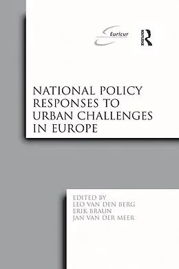 ePUB National Policy Responses to Urban Challenges in Europe von Leo Van Den Berg, Erik Braun