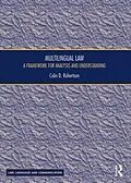E-Book (epub) Multilingual Law von Colin D Robertson