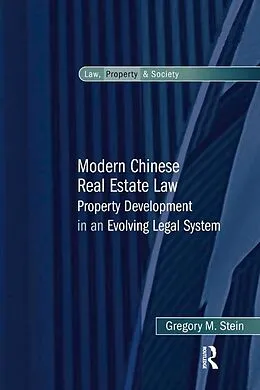 ePUB Modern Chinese Real Estate Law von Gregory M. Stein