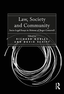 E-Book (epub) Law, Society and Community von Richard Nobles, David Schiff