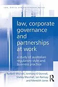 E-Book (epub) Law, Corporate Governance and Partnerships at Work von Richard Mitchell, Anthony O'Donnell, Shelley Marshall