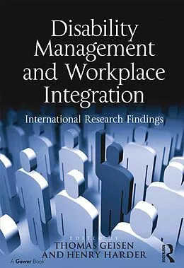 E-Book (epub) Disability Management and Workplace Integration von Henry G. Harder